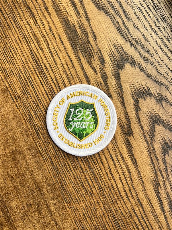 125th Anniversary Iron on patch