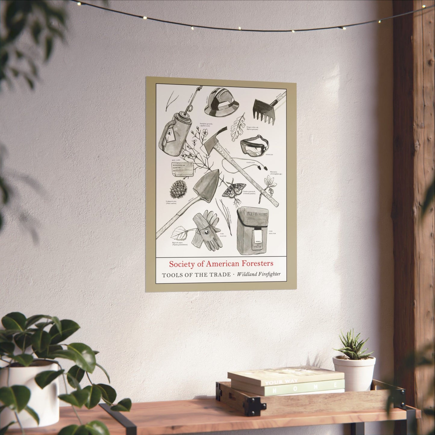 Tools of the Trade - Wildland Firefighter Poster
