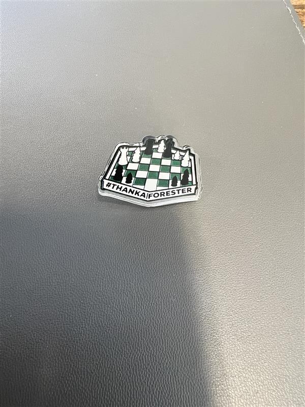 ThankAForester Chessboard Pin