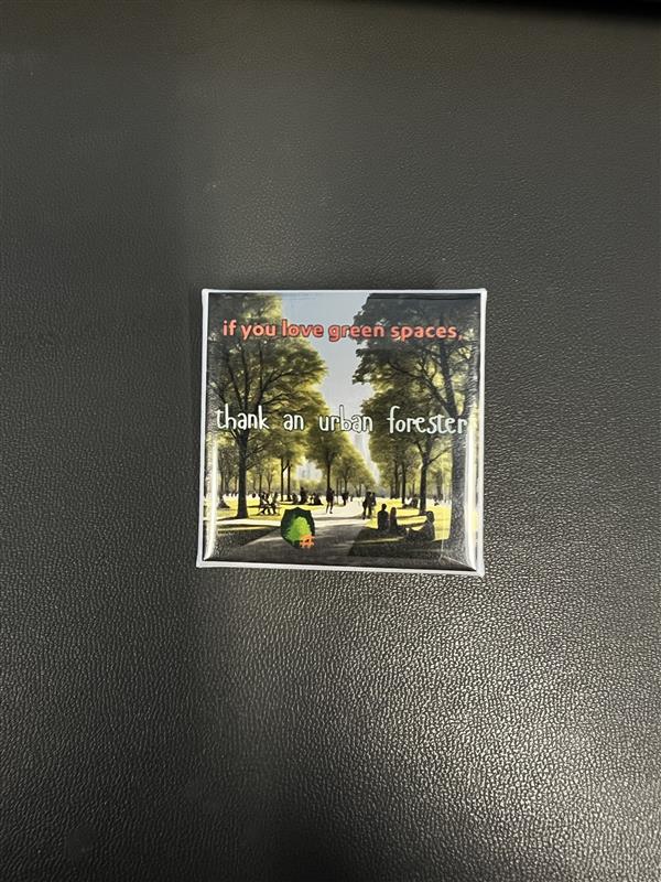 If you Love Green Spaces #ThankAForester Button