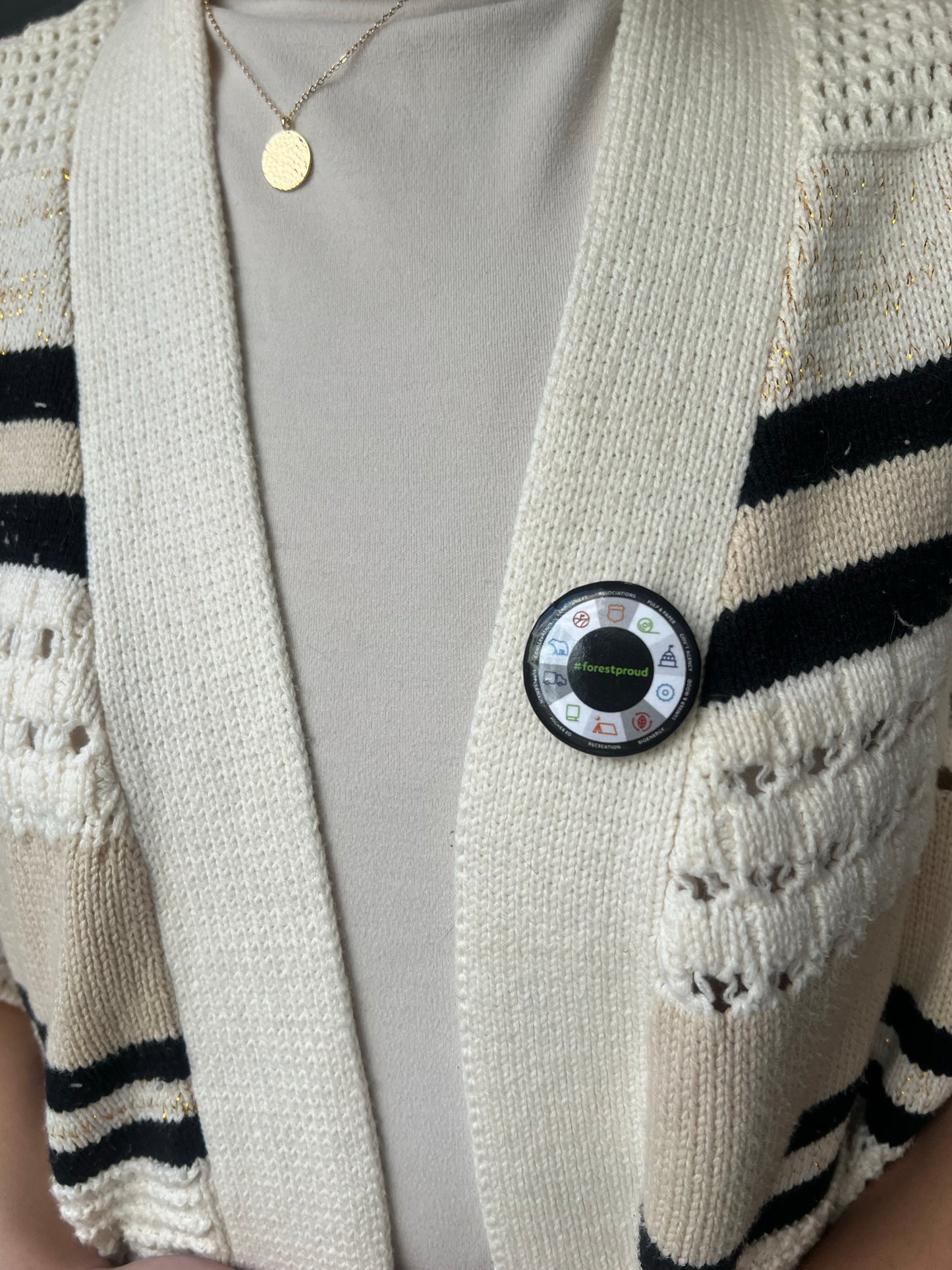 #forestproud Forest Products Button