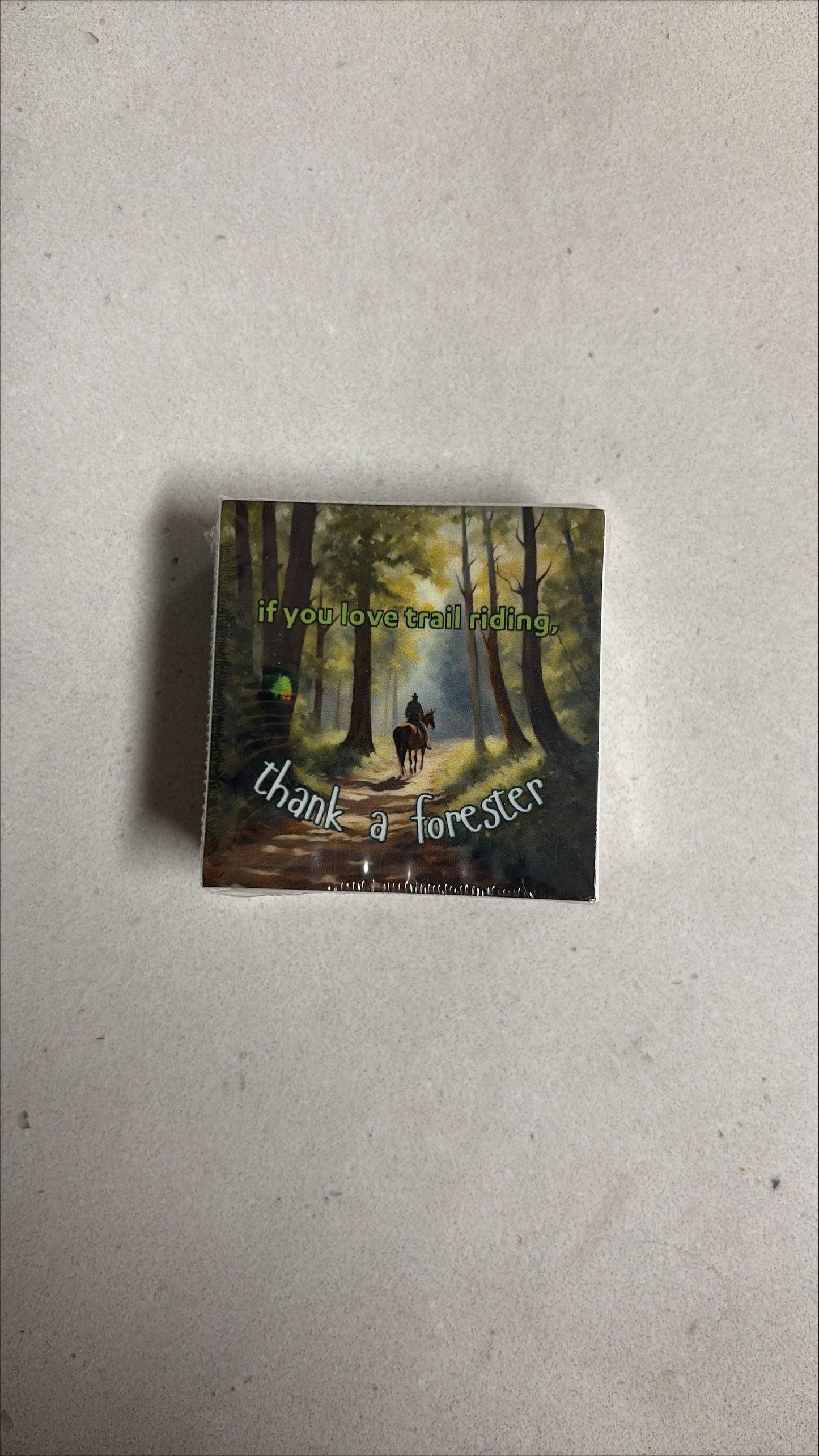 #ThankAForester Collectible Sticker - Trail Riding