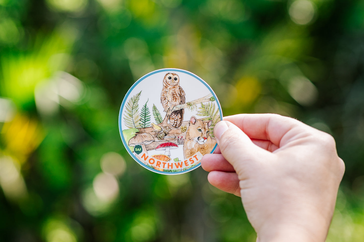 Forest Cover Type Sticker: Northwest