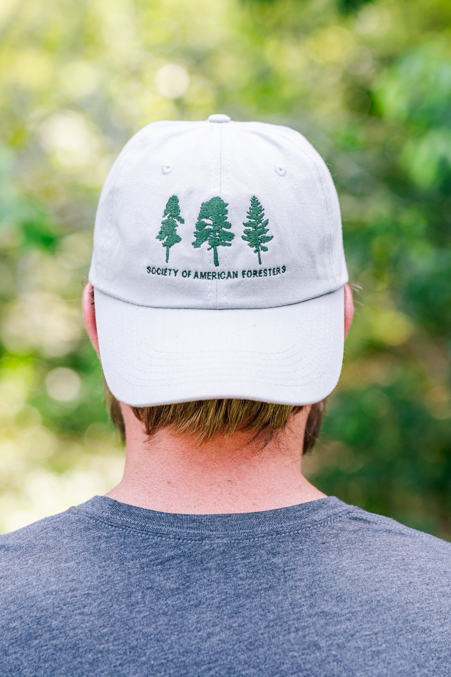 Embroidered Tree Dad Hat