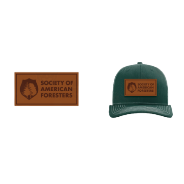 Society of American Foresters Stamped Leather Trucker Hat