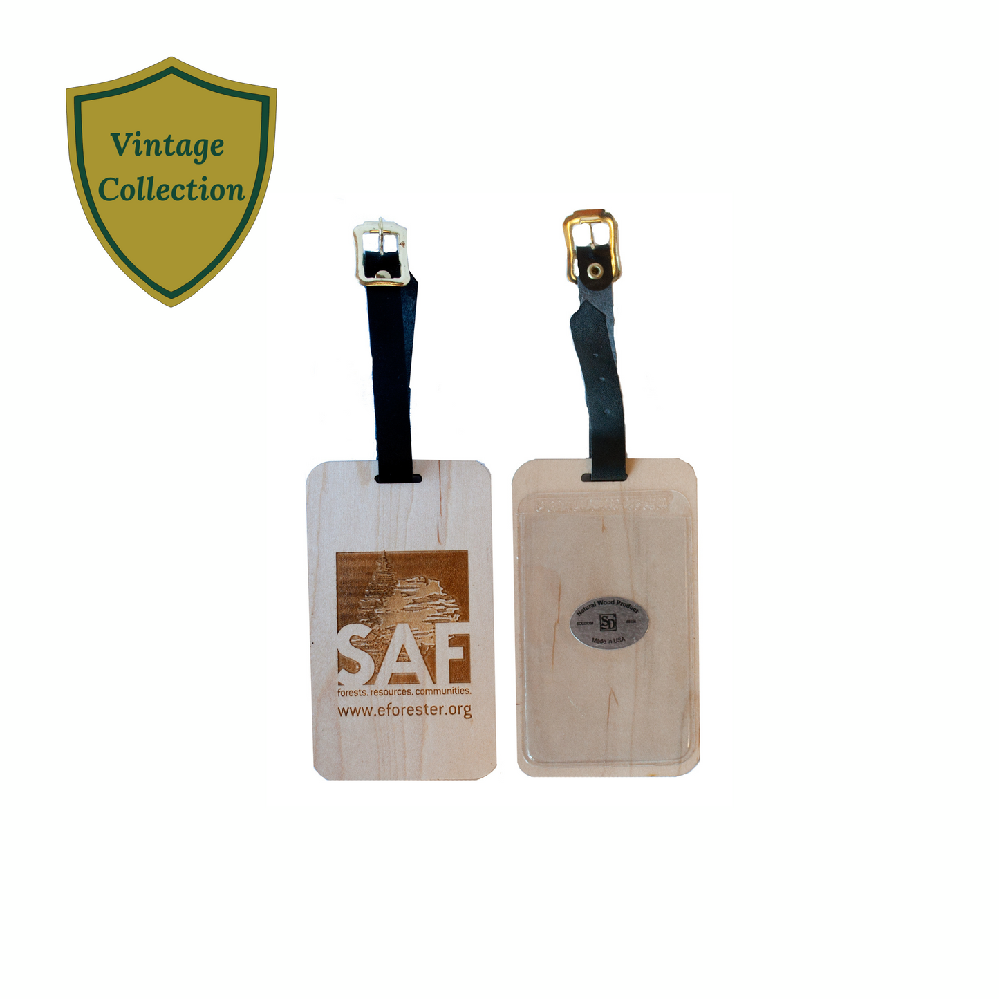 Vintage SAF Luggage Tags