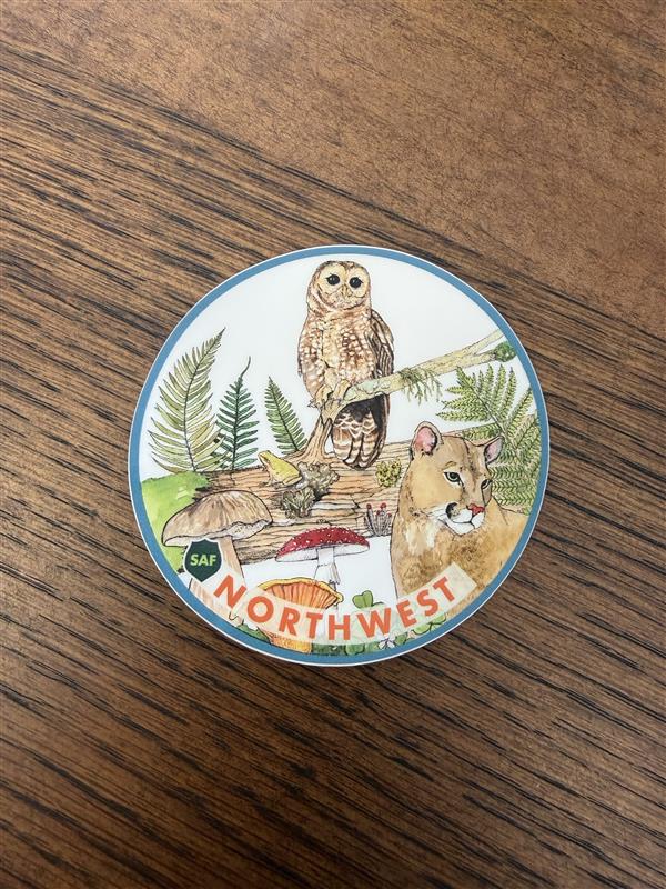 Forest Cover Type Sticker: Northwest