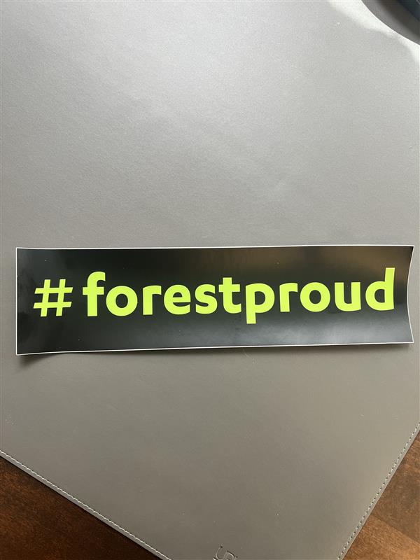 Large #forestproud sticker