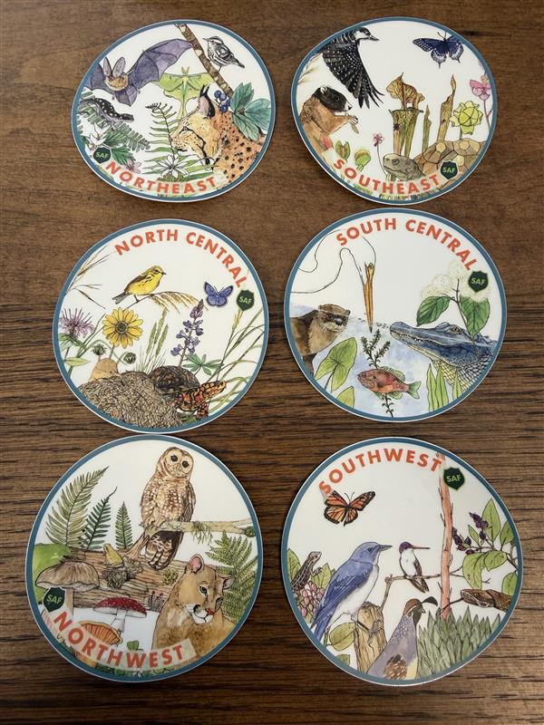 Forest Cover Type Sticker Pack