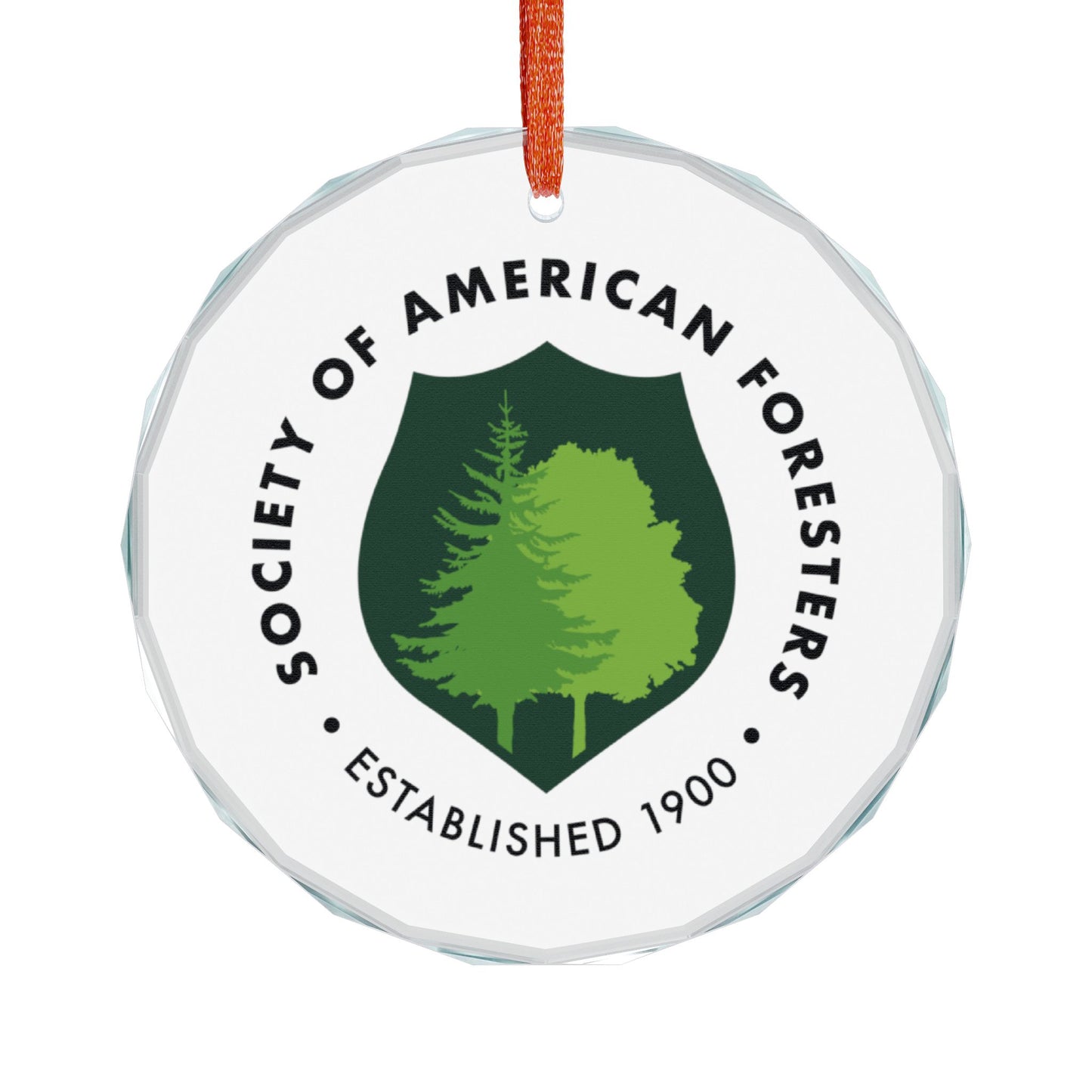 SAF Crystal Glass Ornament