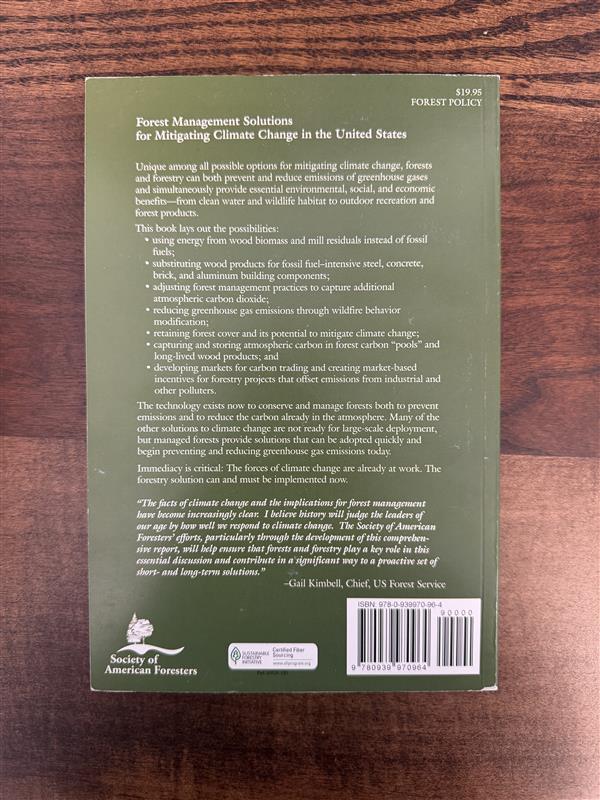 Forest Management Solutions for Mitigating Climate Change
