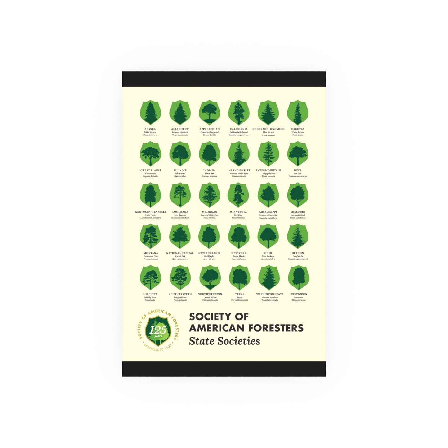 125th Celebration State Societies Poster