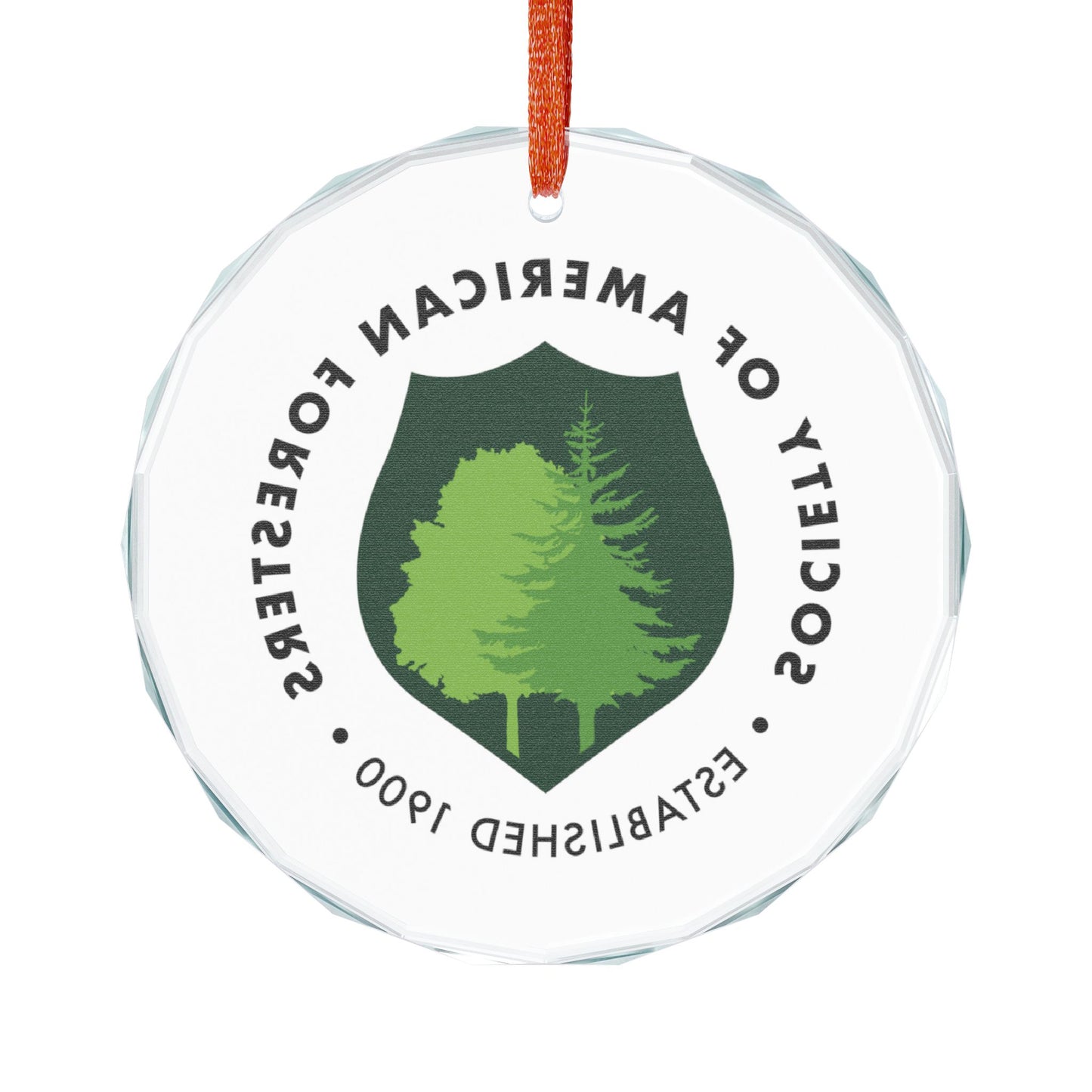 SAF Crystal Glass Ornament