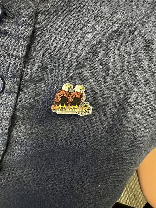 ThankAForester Eagle Pin