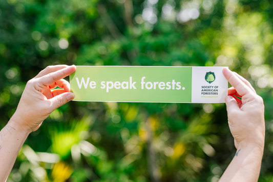 We Speak Forests Bumper Sticker